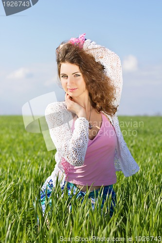 Image of Portrait of young woman