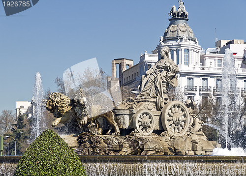Image of Cibeles Fountain in Madrid