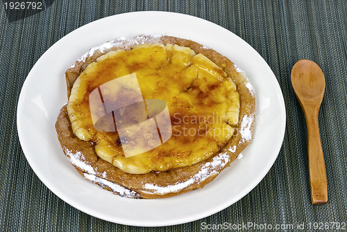 Image of ensaimada de Mallorca with Catalan custard