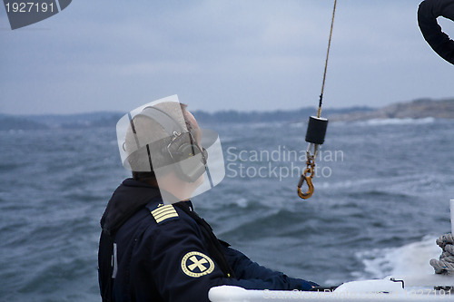 Image of Norwegian Sea Rescue officer