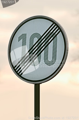 Image of road sign