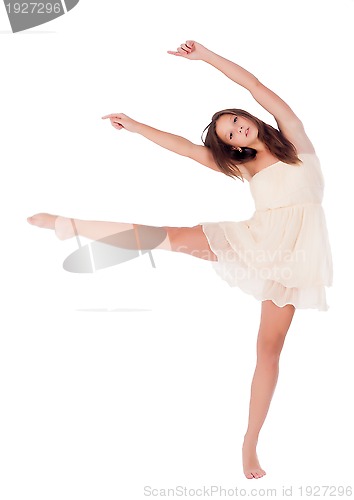 Image of young professional gymnast