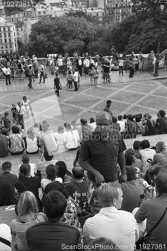 Image of Crowd of people, Paris, France 2010