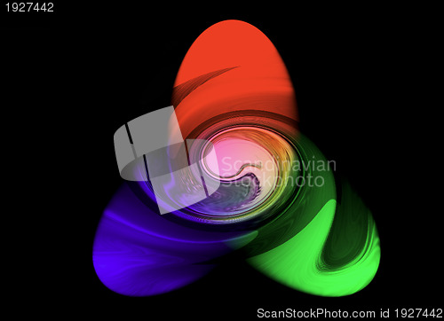 Image of Vibrant kaleidoscope of primary colours