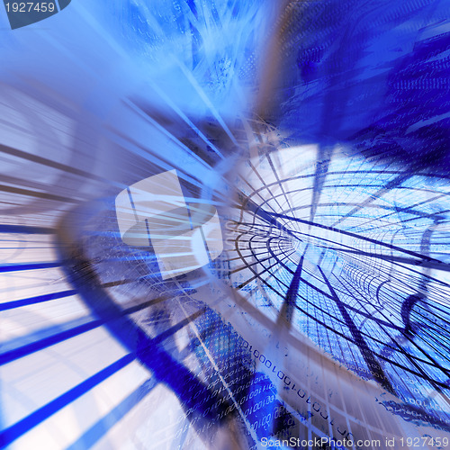 Image of Blue abstract illustration