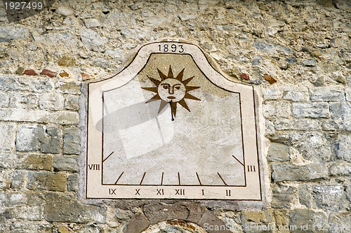 Image of ancient sundial