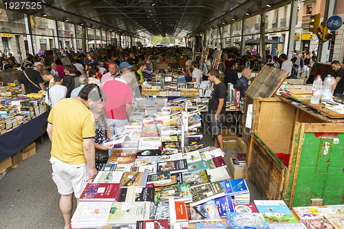 Image of book san antonio market Barcelona Spain