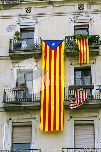Image of Catalan flags