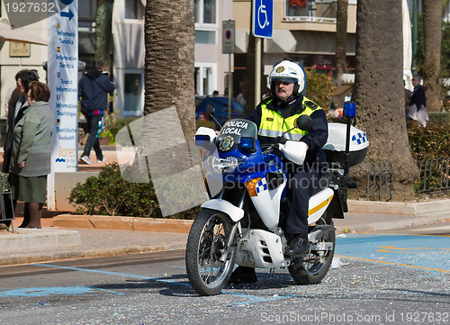 Image of motorcycle police