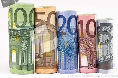 Image of Rolls of various Euro