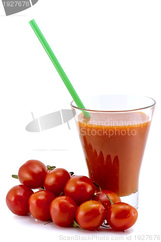 Image of Tomatoes juice and group from tomatoes