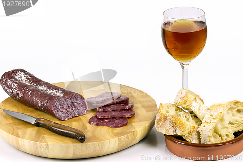 Image of Iberian sausage table