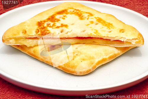 Image of ham and cheese sandwich 