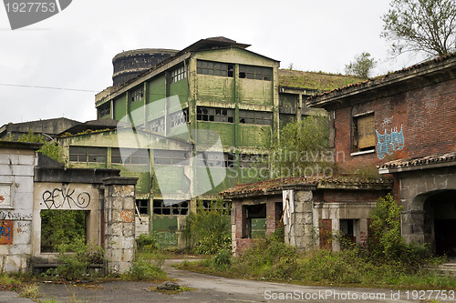 Image of abandoned factory building