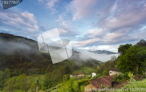 Image of Asturias mountains landscape