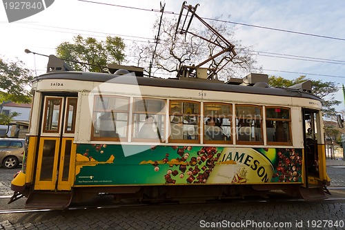 Image of Yellow Lisbon tram 28