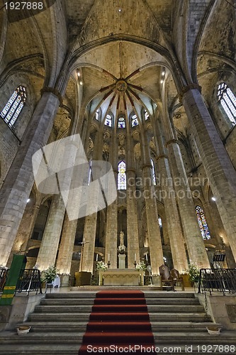 Image of Santa Maria del Mar church, Barcelona - Spain