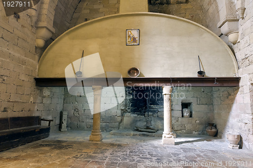 Image of Monastery of Santa Maria de Poblet kitchen