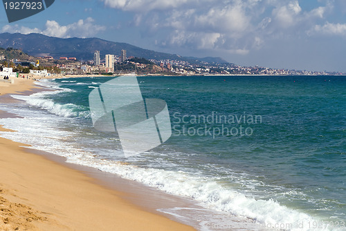 Image of Badalona Spain Coast and Beach 