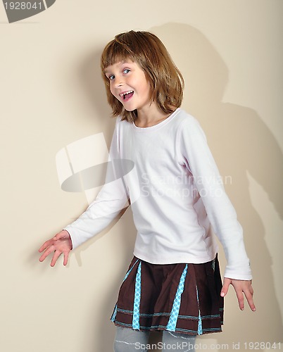 Image of playful naughty child