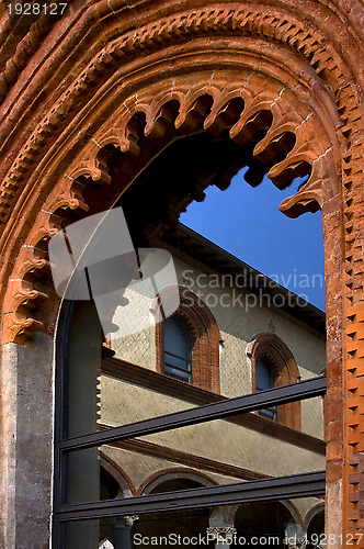 Image of reflex of the castle