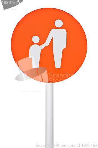 Image of Parent and child parking sign