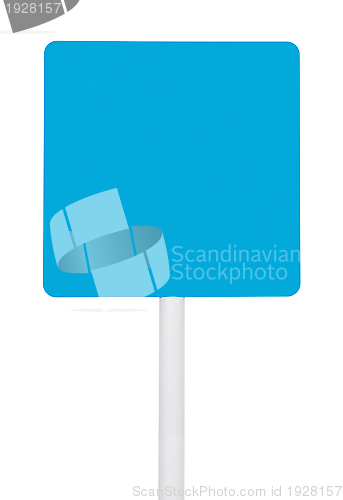 Image of Blue sign