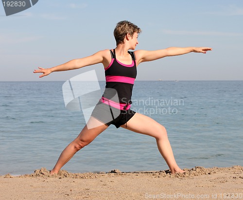 Image of Beach yoga