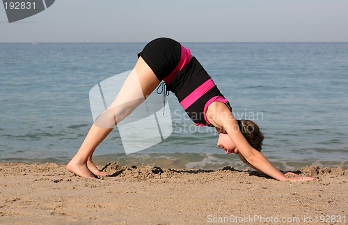 Image of Beach yoga