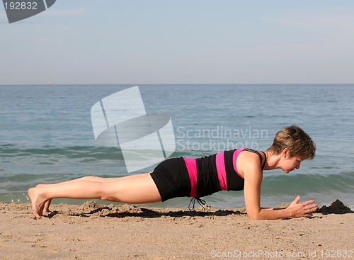 Image of Beach yoga
