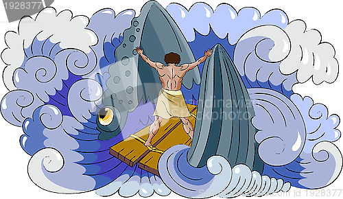 Image of Jonah and fish 