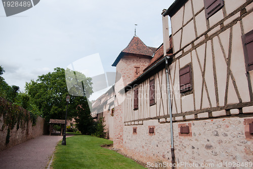 Image of Old streets in Riquewihr town