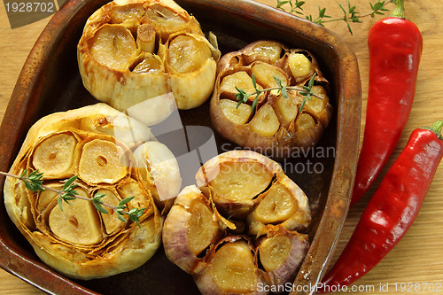 Image of Roasted garlic.