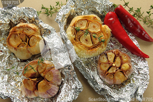 Image of Roasted garlic.