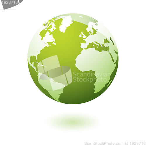 Image of Green icon earth gel