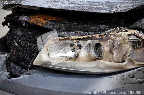 Image of Burnt Car