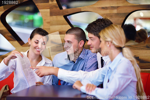 Image of business people in a meeting at office