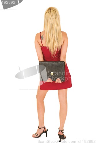 Image of Business Woman in red #125