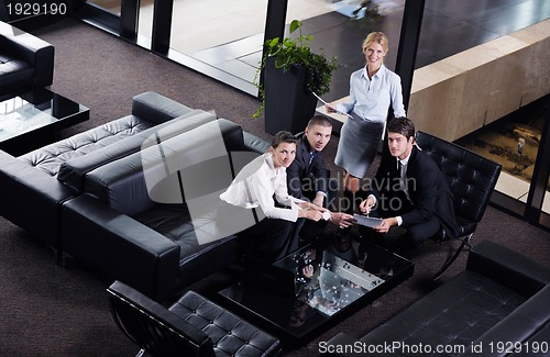 Image of business people making deal