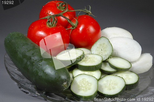 Image of sliced vegetables