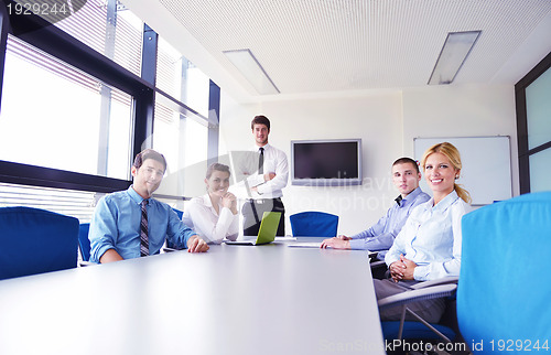 Image of business people in a meeting at office