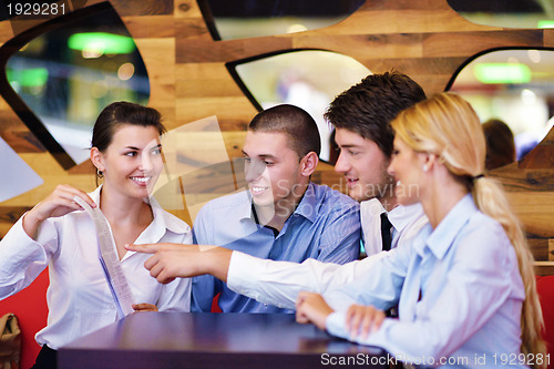 Image of business people in a meeting at office