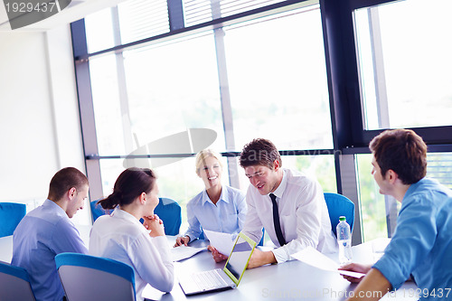 Image of business people in a meeting at office