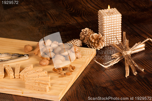 Image of Turron and ingredients