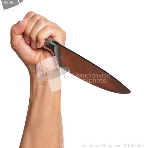 Image of Hand with knife