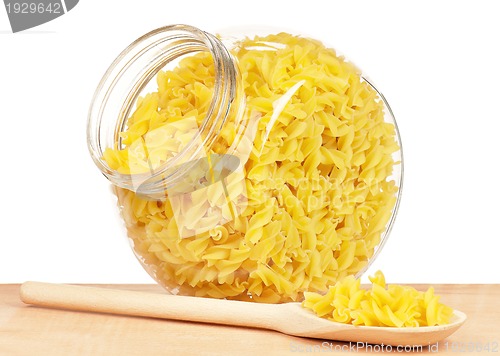 Image of Pasta in glass pot