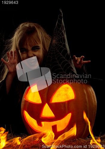 Image of Child in halloween costume