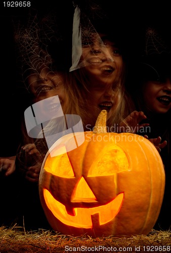 Image of Child in halloween costume