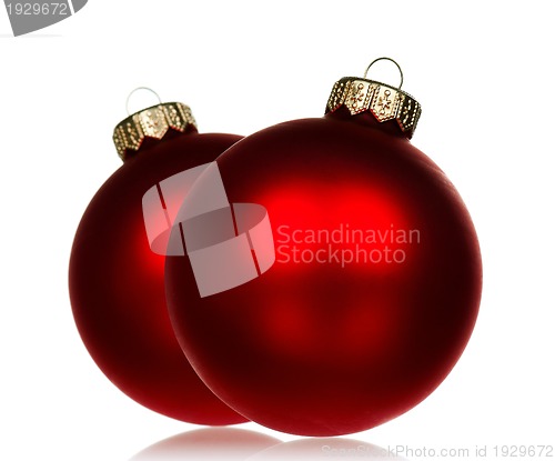 Image of Red baubles