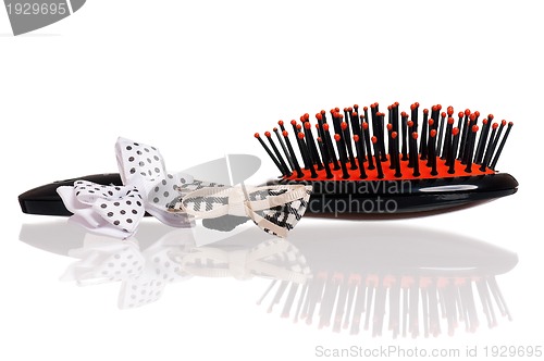 Image of Black hairbrush